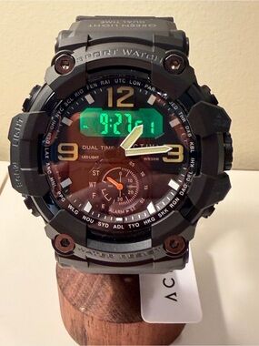 New In Box | Activa x Invicta BlackOps Digital Men’s Watch – 56mm Black
